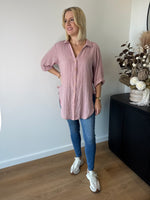 Caitlin Shirt ~ Dusty Pink