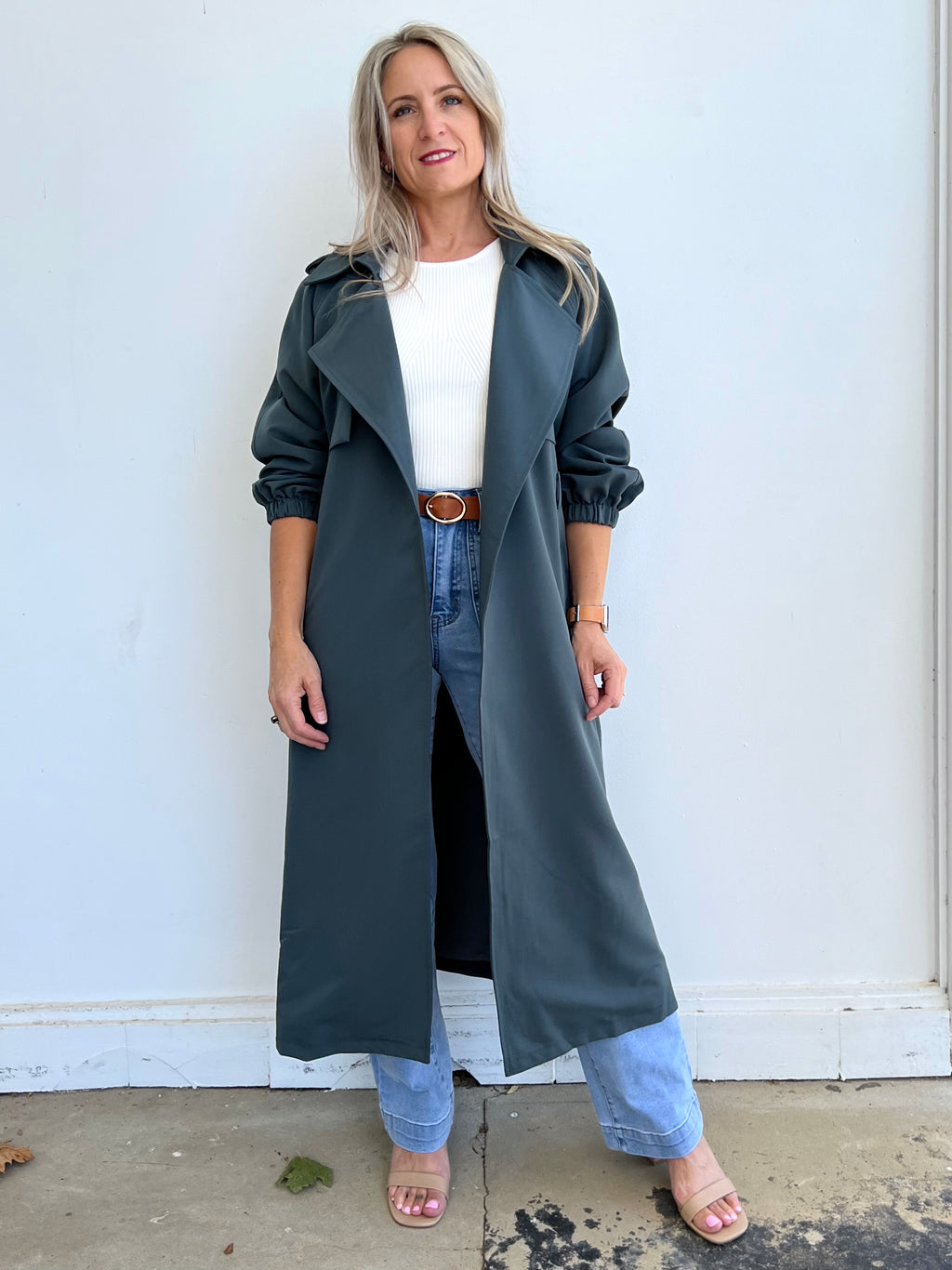 Arlo Trench - Teal