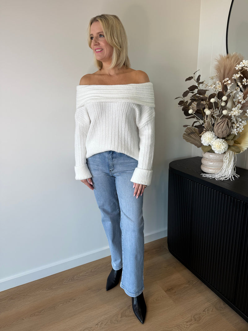Asher Knit ~ White
