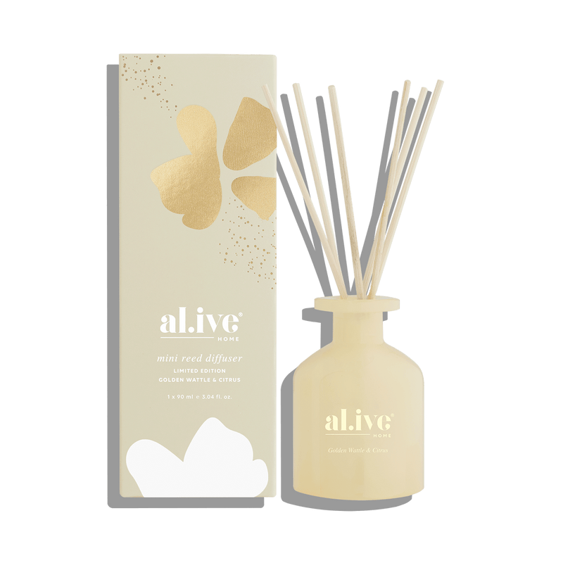 Mini Reed Diffuser - Golden Wattle & Citrus