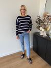 Izzy Knit ~ Navy Stripe