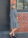 Kinsley Dress - Black Gingham