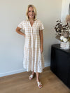 Indie Dress ~ Latte Gingham