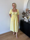 Kristen Maxi Dress ~ Yellow