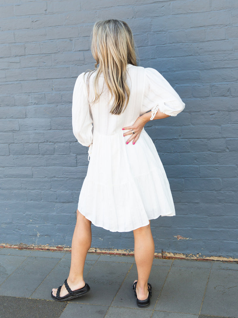 Kinsley Dress - White