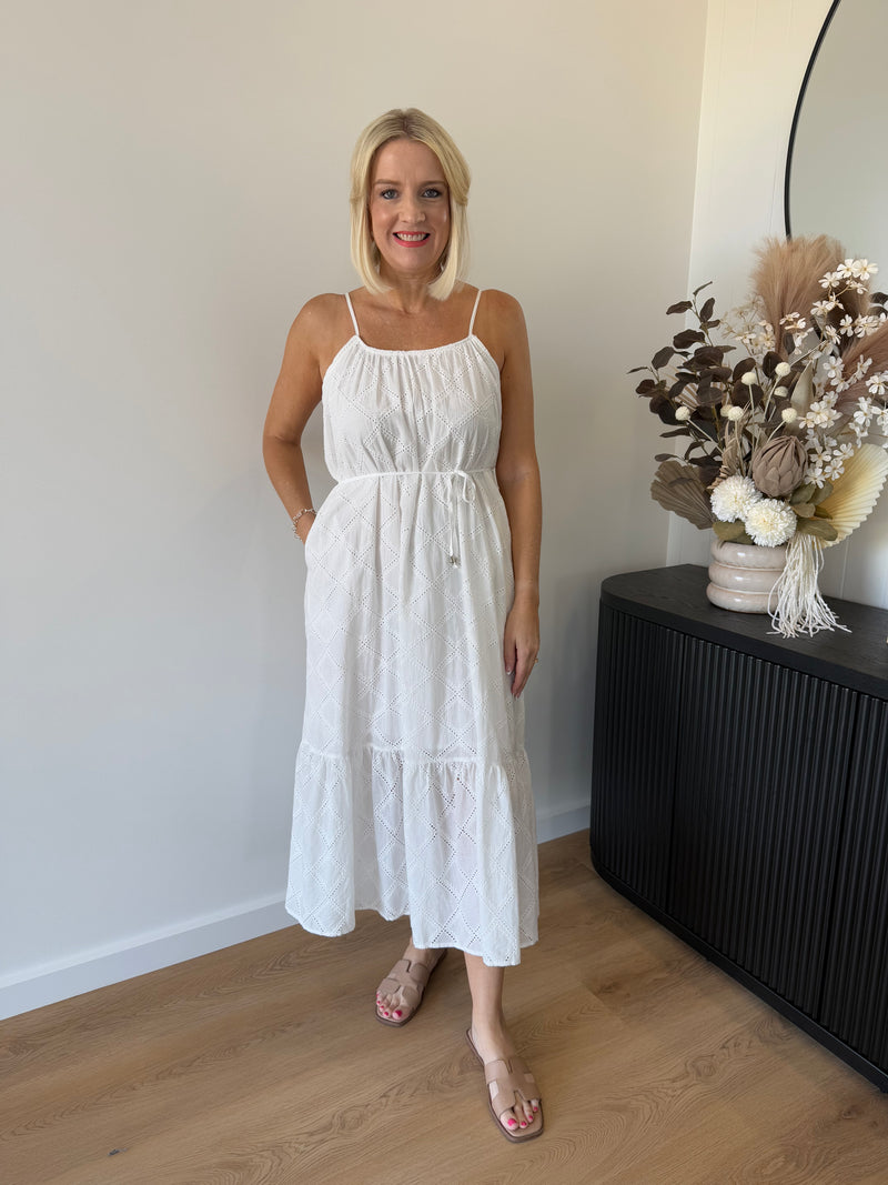 Lillian Dress - White