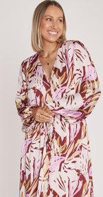Anya Dress ~ Berry Floral