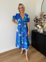 Jemma Dress - Blue / Green