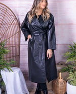 Thane Pleather Jacket ~ Black