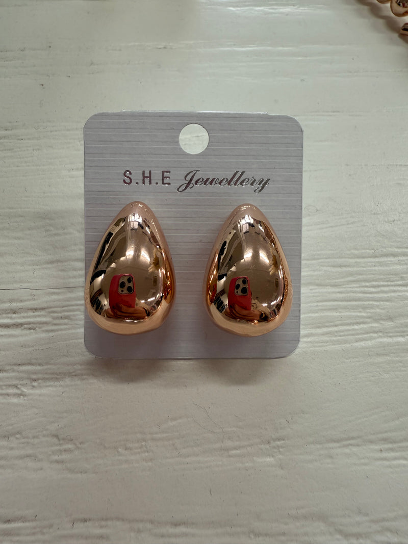 Rose Gold Earrings