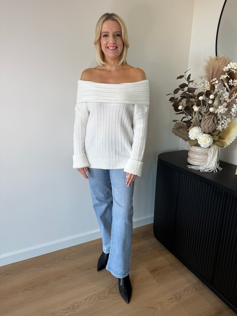 Asher Knit ~ White