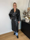 Thane Pleather Jacket ~ Black