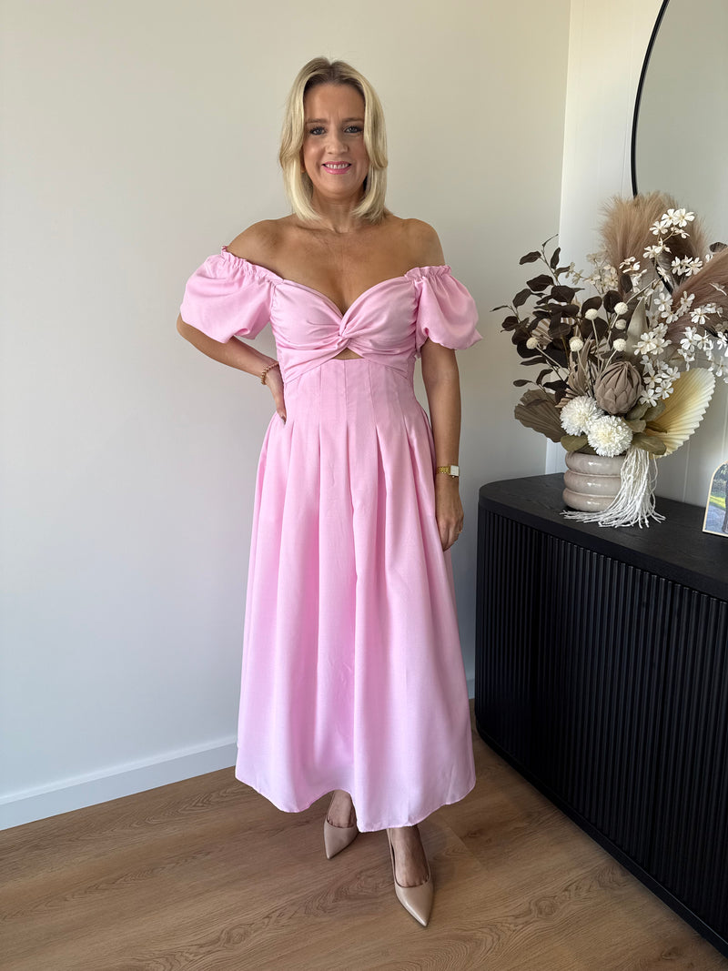 Brylee Dress ~ Pink