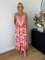 Tropicana Dress ~ Red