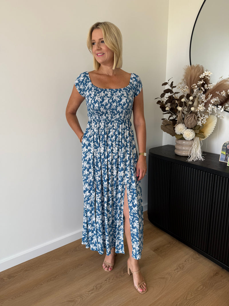 Molly Dress ~ Blue