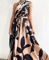 Lavisa Dress ~ Black & Tan