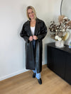 Thane Pleather Jacket ~ Black