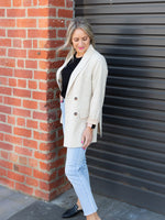 Rylee Linen Blazer ~ Natural