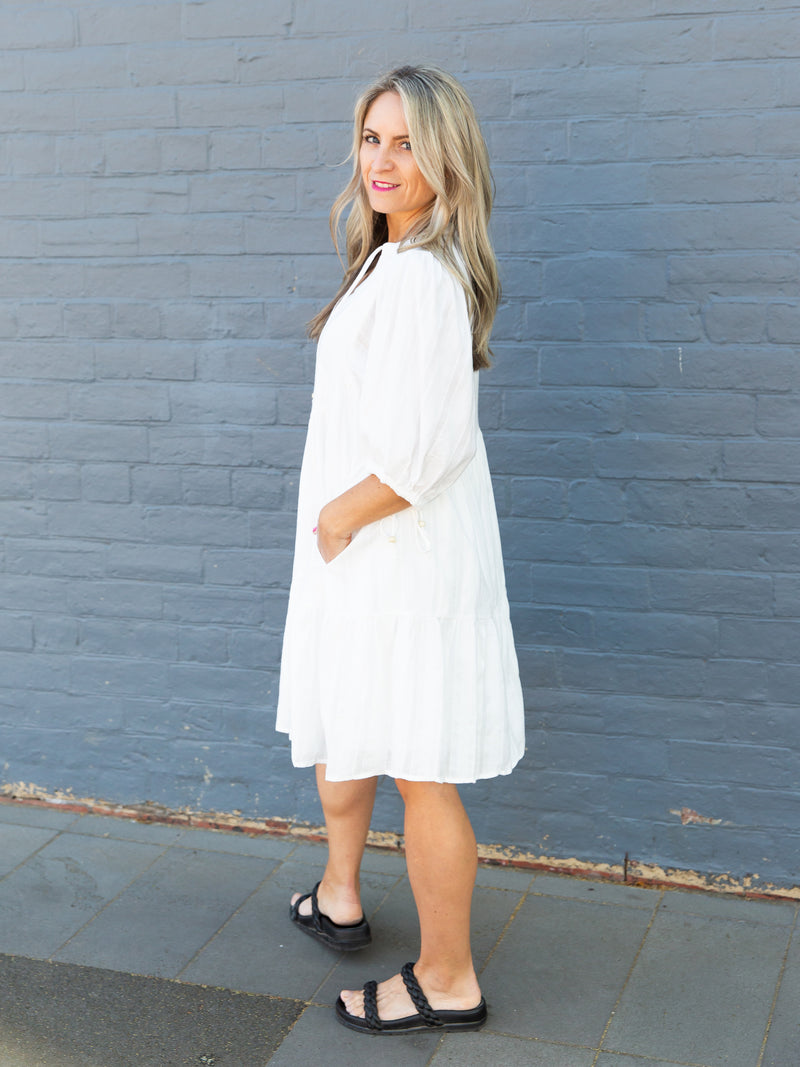 Kinsley Dress - White