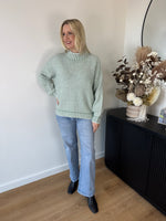 Tully Knit ~ Sage Stripe