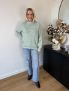 Tully Knit ~ Sage Stripe