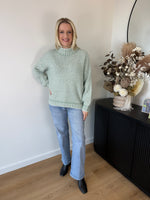 Tully Knit ~ Sage Stripe