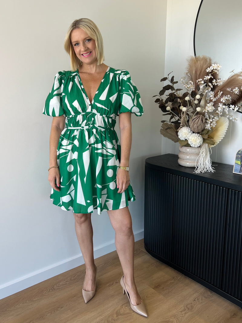 Sharni Mini Dress - Green