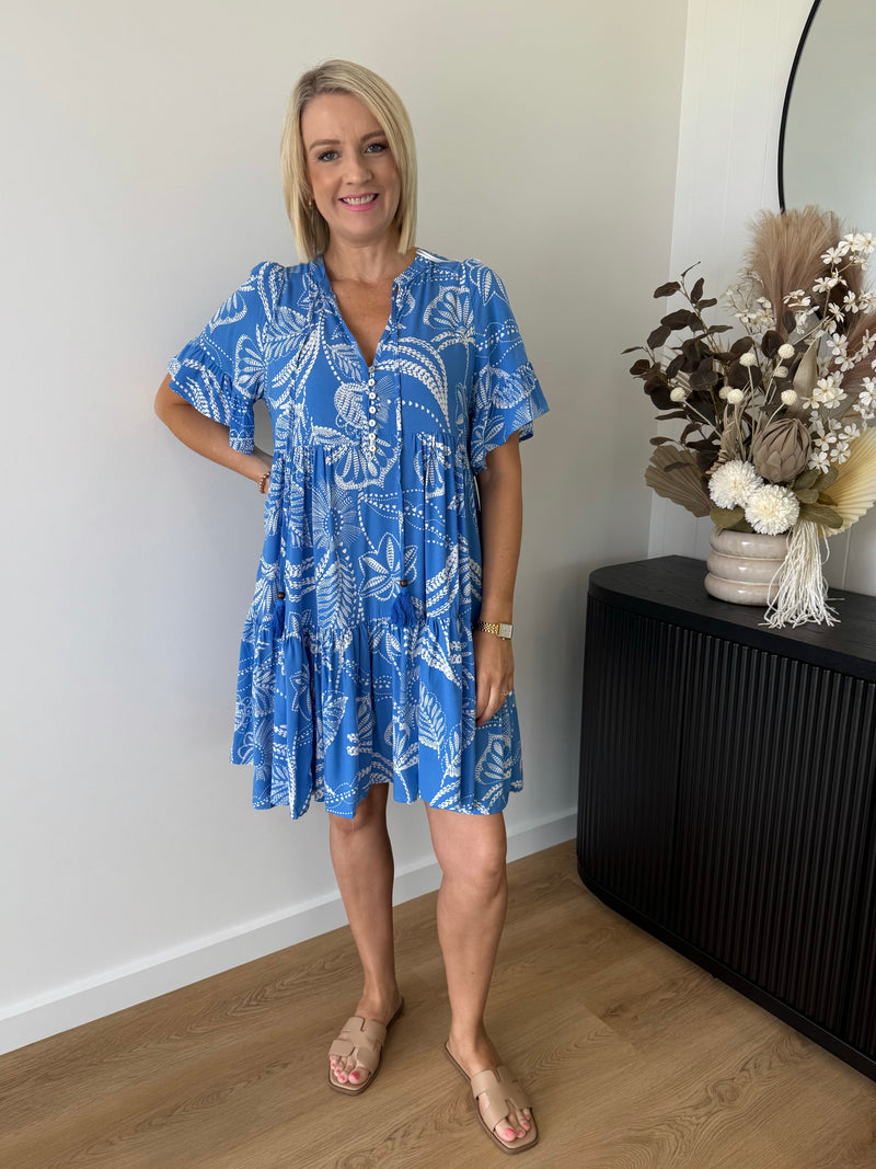Harper Dress ~ Blue
