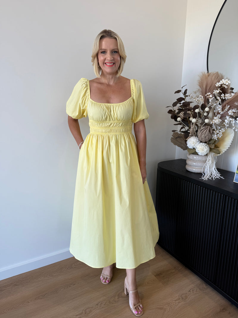 Kristen Maxi Dress ~ Yellow