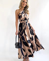 Lavisa Dress ~ Black & Tan