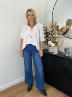Adley Top ~ White