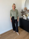 Maeve Linen Shirt ~ Khaki