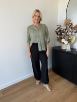 Maeve Linen Shirt ~ Khaki