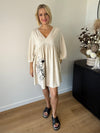 Aria Smock Dress ~ Oatmeal