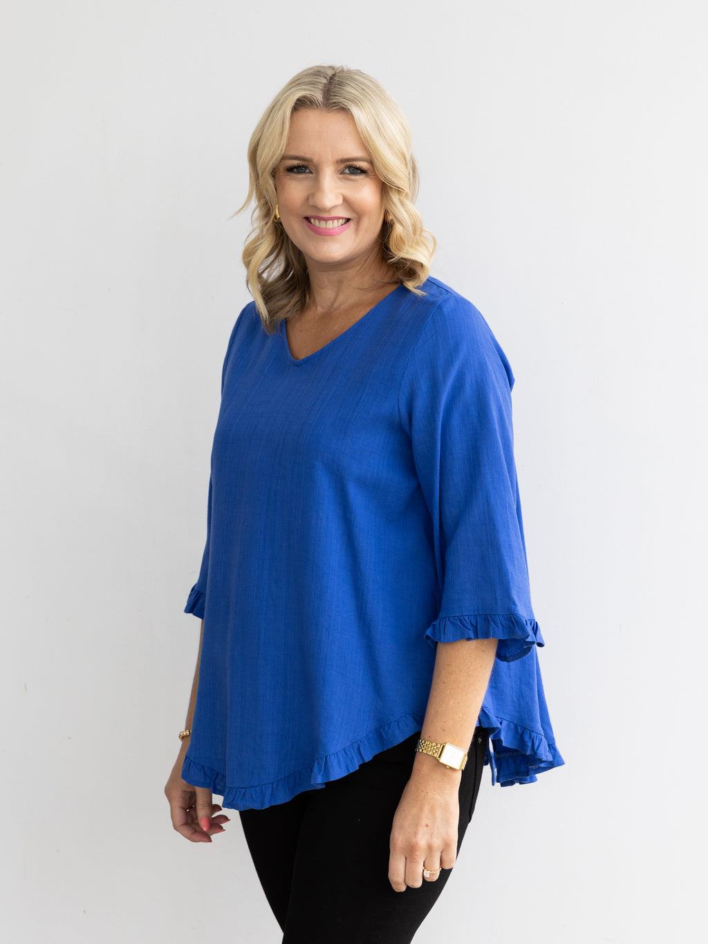 Rachel Top - Cobalt Blue