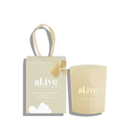 Mini Soy Candle Bauble - Golden Wattle & Citrus