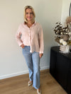 Juliet Linen Shirt ~ Soft pink