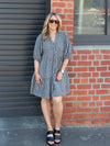 Kinsley Dress - Black Gingham