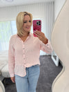 Juliet Linen Shirt ~ Soft pink
