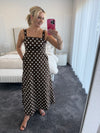 Addie Dress ~ Choc Spot