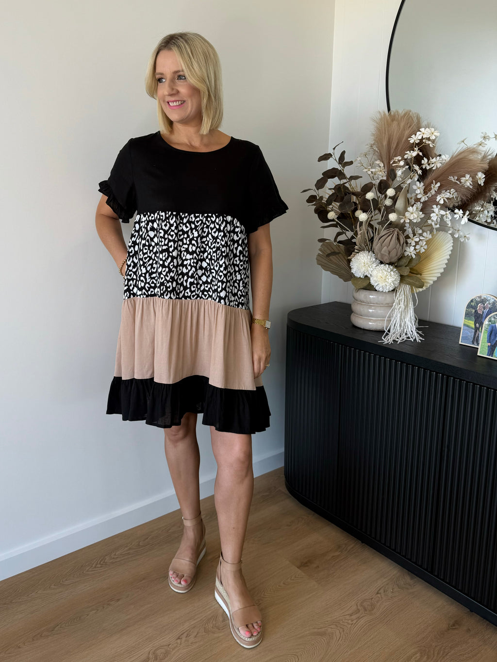 Willow Dress ~ Leopard