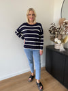 Izzy Knit ~ Navy Stripe