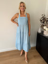 Ally Dress ~ Blue Spot