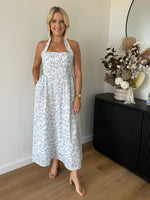 Olivia Dress ~ Blue Floral