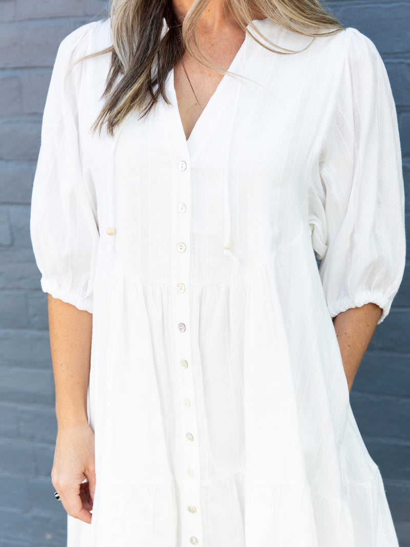 Kinsley Dress - White