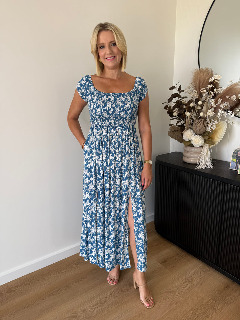 Molly Dress ~ Blue