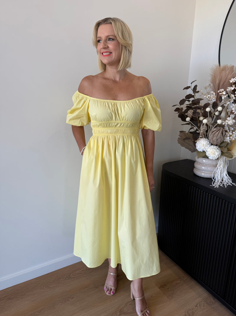 Kristen Maxi Dress ~ Yellow