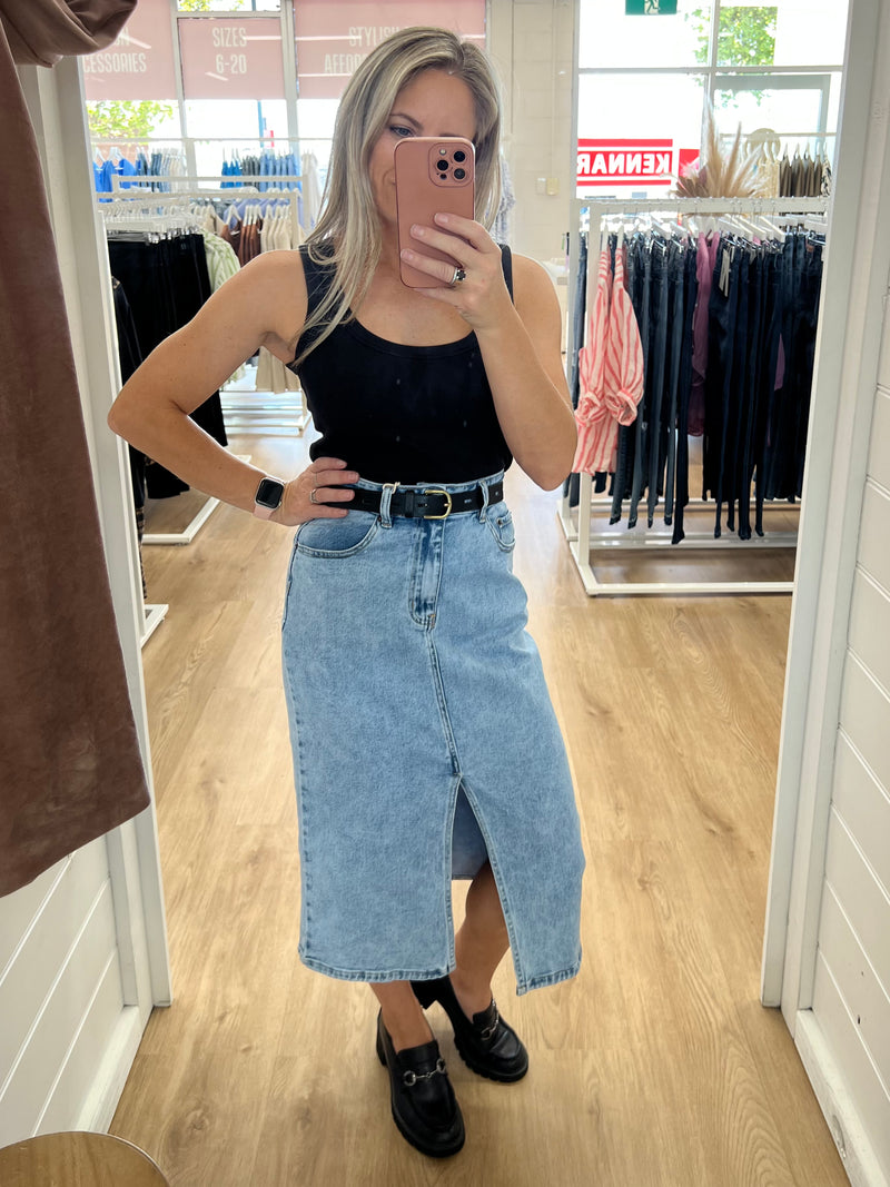 Stella Denim Skirt