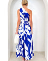 Lavisa Dress ~ Blue & White