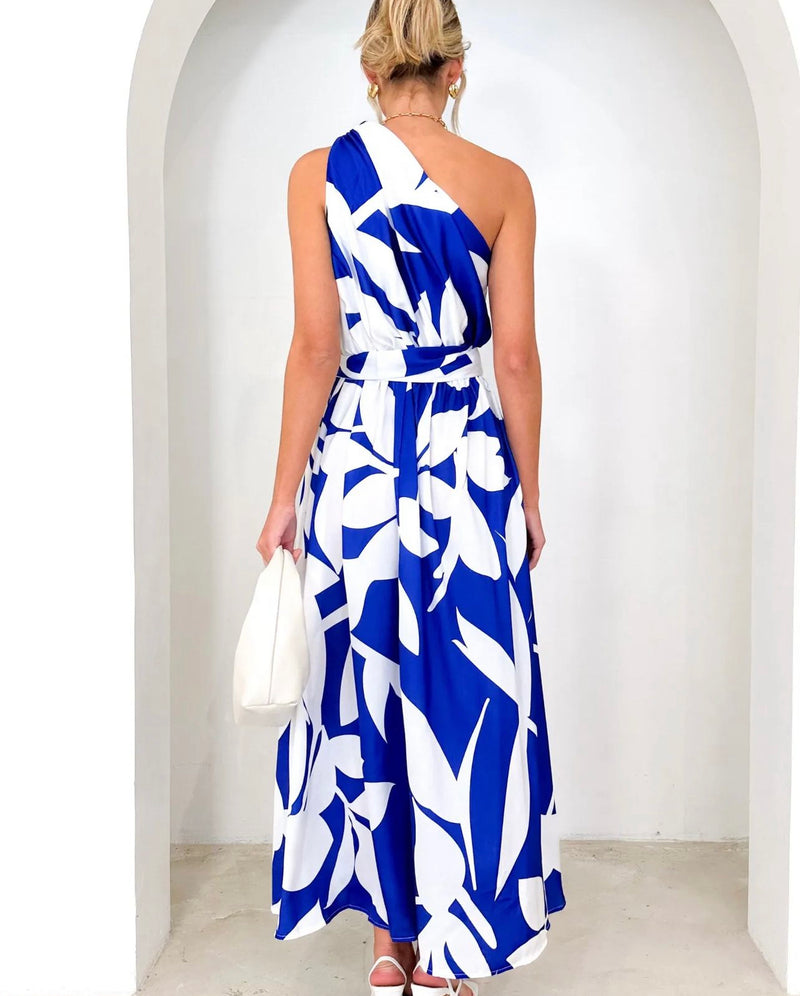 Lavisa Dress ~ Blue & White